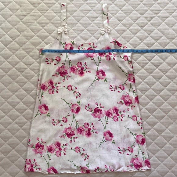 🌸 Santé Classics, Vintage Trellis of Climbing Roses Chemise - Picture 14 of 16